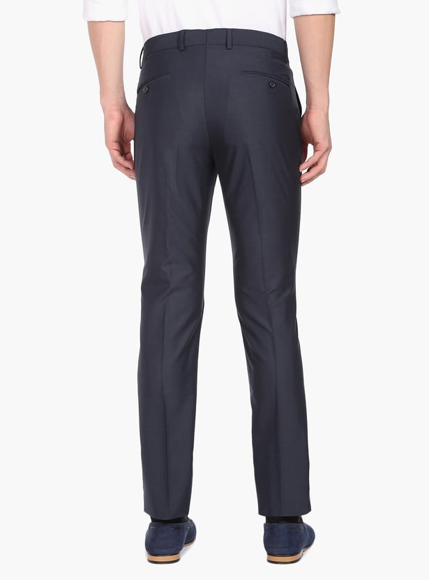 ARROW Men Checked Hudson Formal Trousers (Regular)