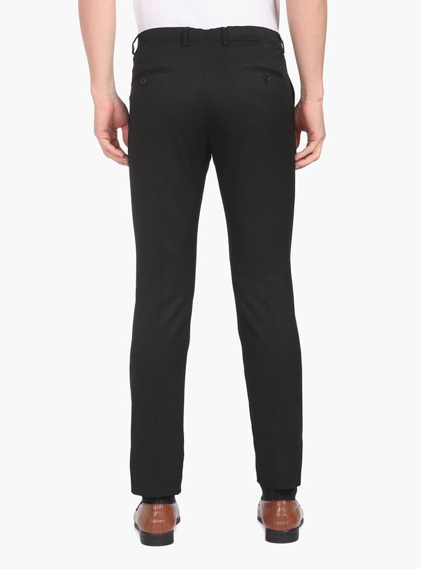 ARROW Men Solid Hudson Formal Trousers (Slim)