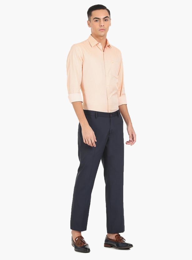 ARROW Men Checked Regular Fit Formal Shirt