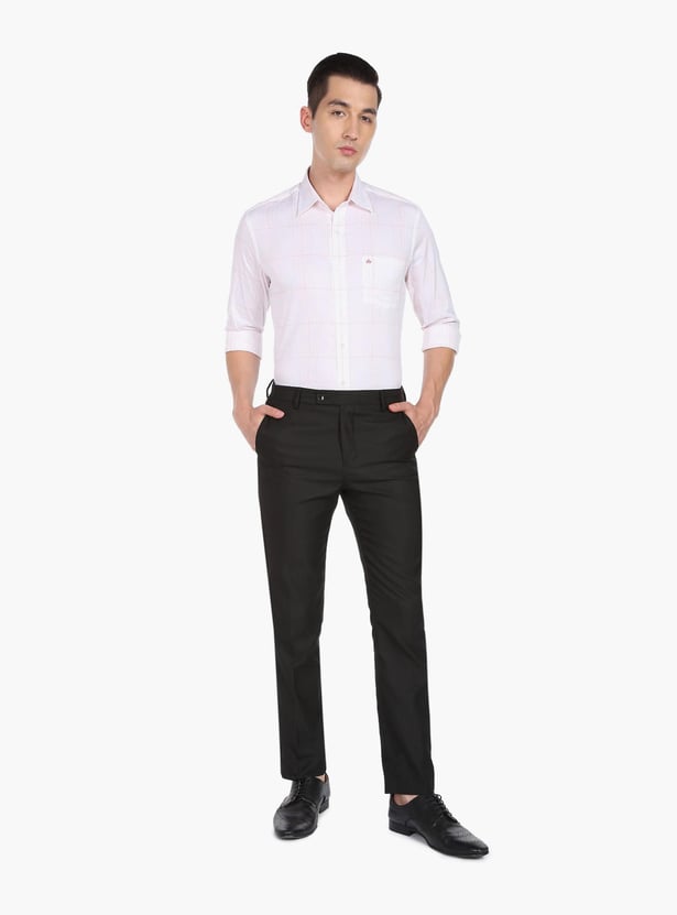 ARROW NEW YORK Men Checked Slim Fit Formal Shirt