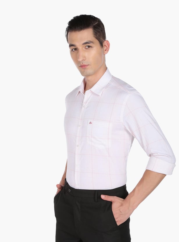 ARROW NEW YORK Men Checked Slim Fit Formal Shirt
