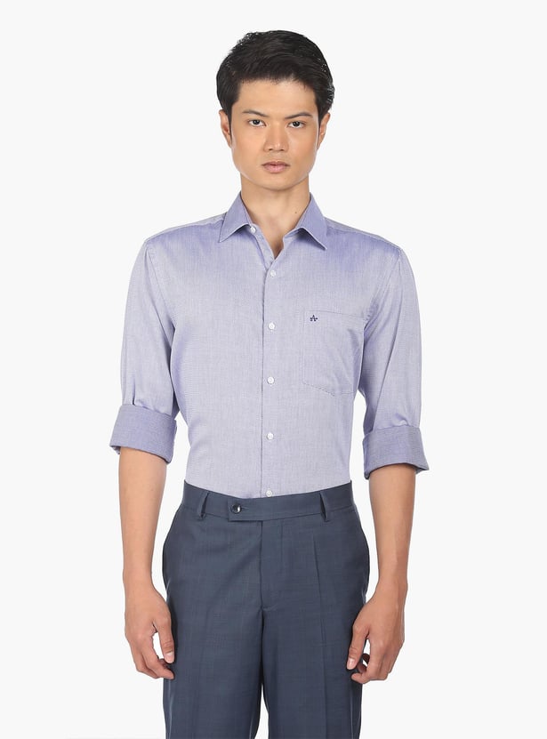 ARROW Men Patterned Slim Fit Formal Shirt