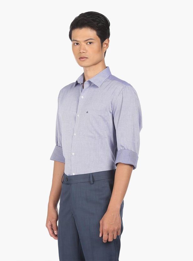 ARROW Men Patterned Slim Fit Formal Shirt