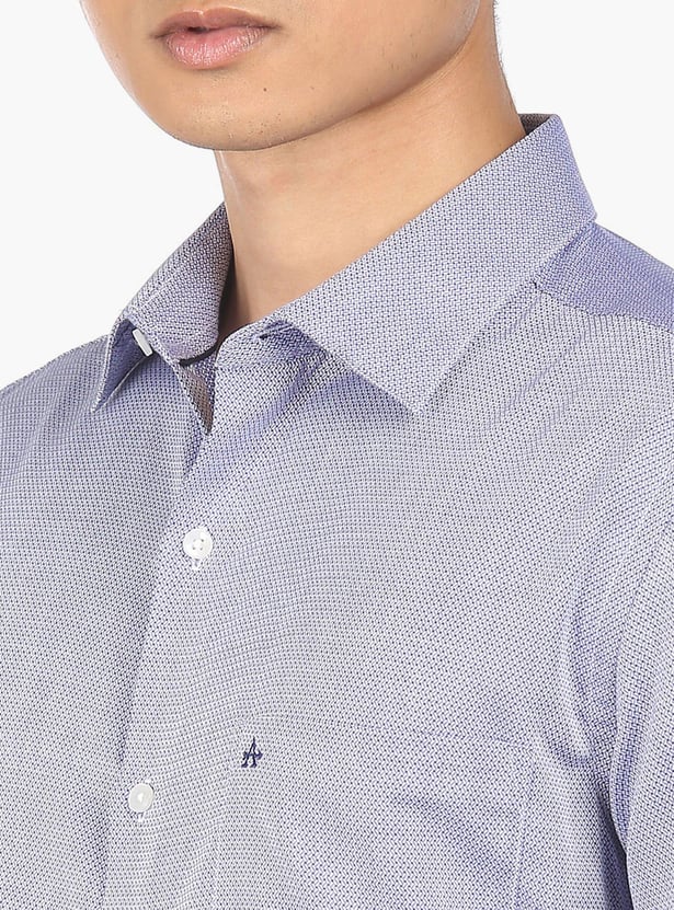 ARROW Men Patterned Slim Fit Formal Shirt