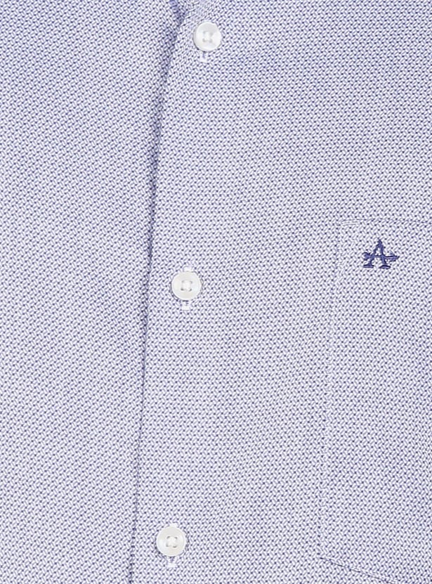 ARROW Men Patterned Slim Fit Formal Shirt