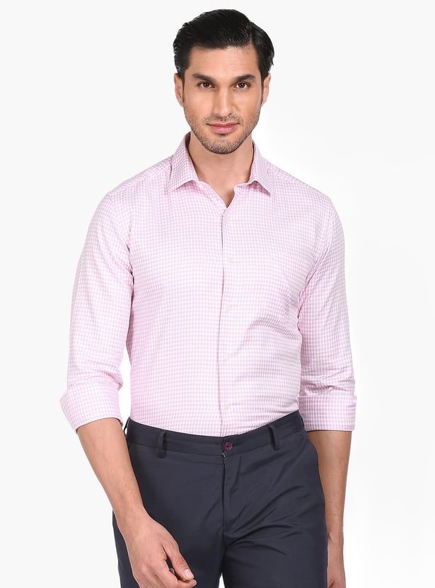 ARROW Men Geometrical Printed Slim Fit Formal Shirt