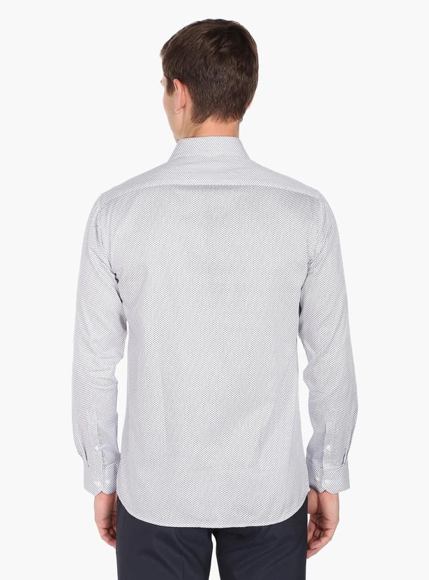ARROW Men Printed Manhattan Formal Shirt (Slim)