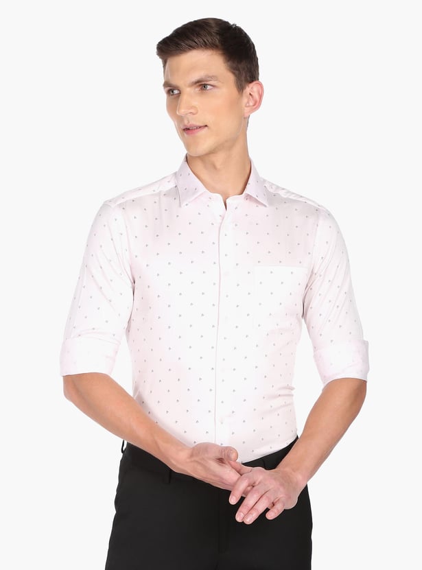 ARROW Men Printed Slim Fit Formal Shirt