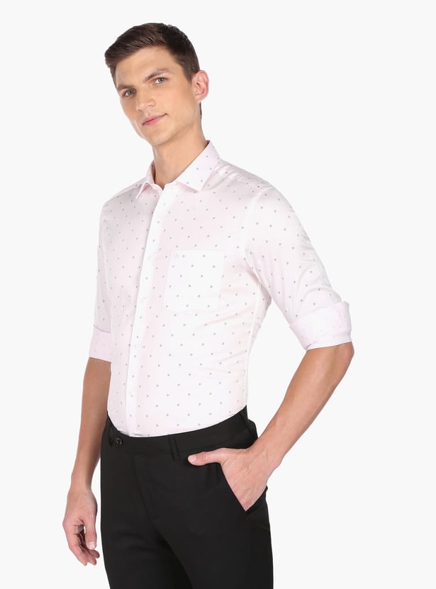ARROW Men Printed Slim Fit Formal Shirt