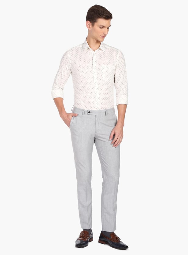 ARROW Men Printed Manhattan Formal Shirt (Slim)