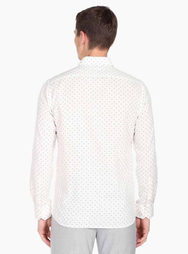 ARROW Men Printed Manhattan Formal Shirt (Slim)