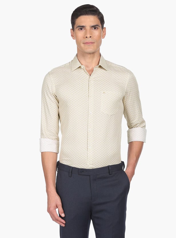 ARROW Men Printed Slim Fit Formal Shirt