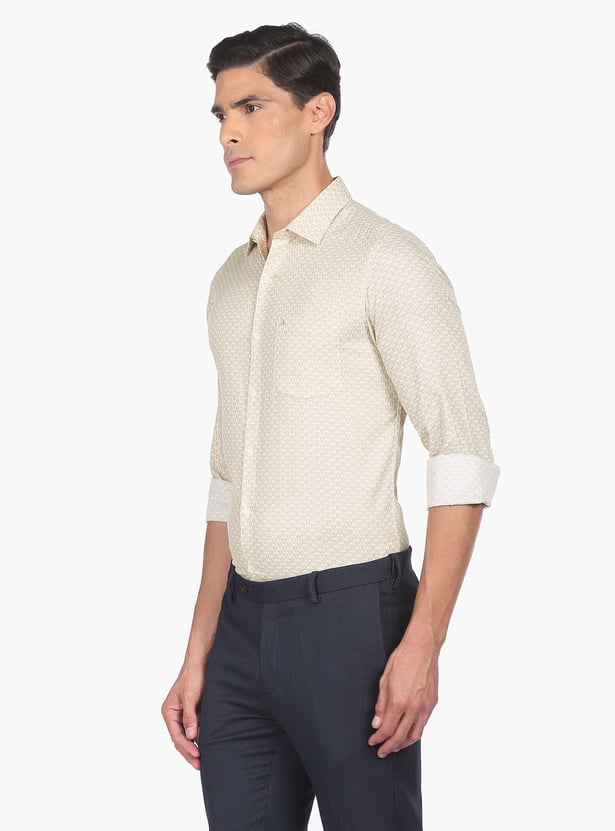 ARROW Men Printed Slim Fit Formal Shirt