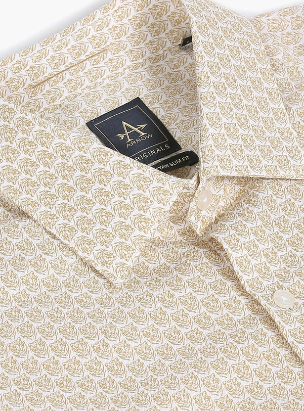ARROW Men Printed Slim Fit Formal Shirt