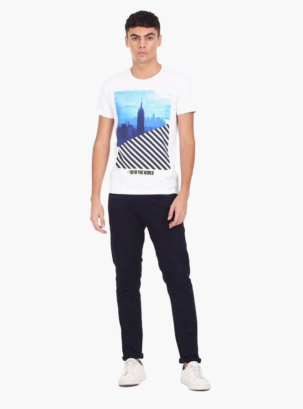 ARROW Men Graphic Printed Regular Fit T-shirt