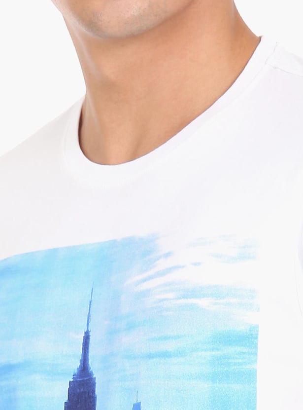 ARROW Men Graphic Printed Regular Fit T-shirt