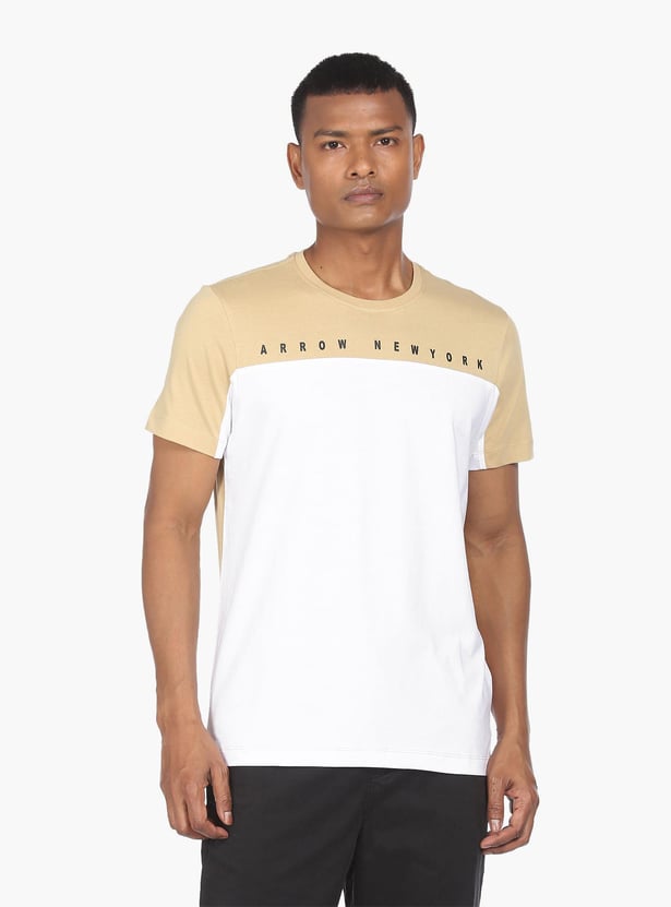 ARROW NEW YORK Men Colourblock Regular Fit T-Shirt