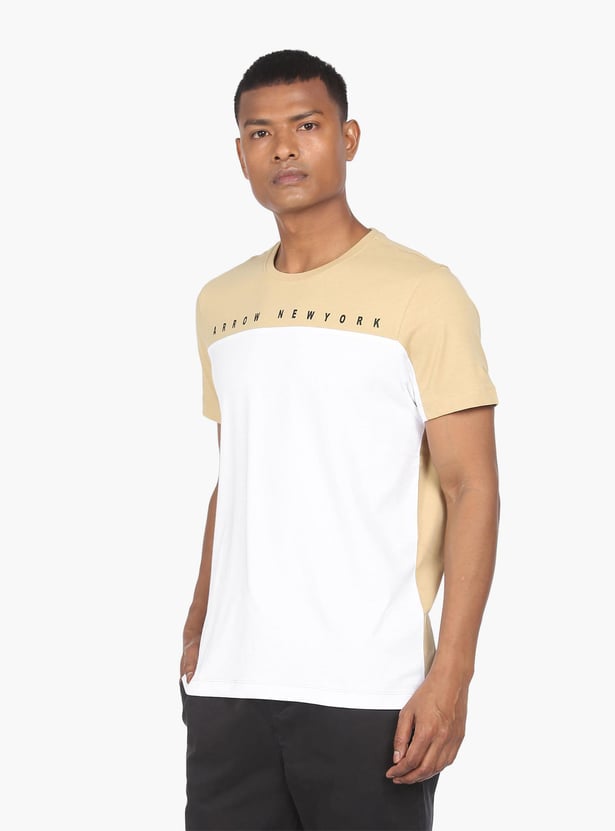 ARROW NEW YORK Men Colourblock Regular Fit T-Shirt