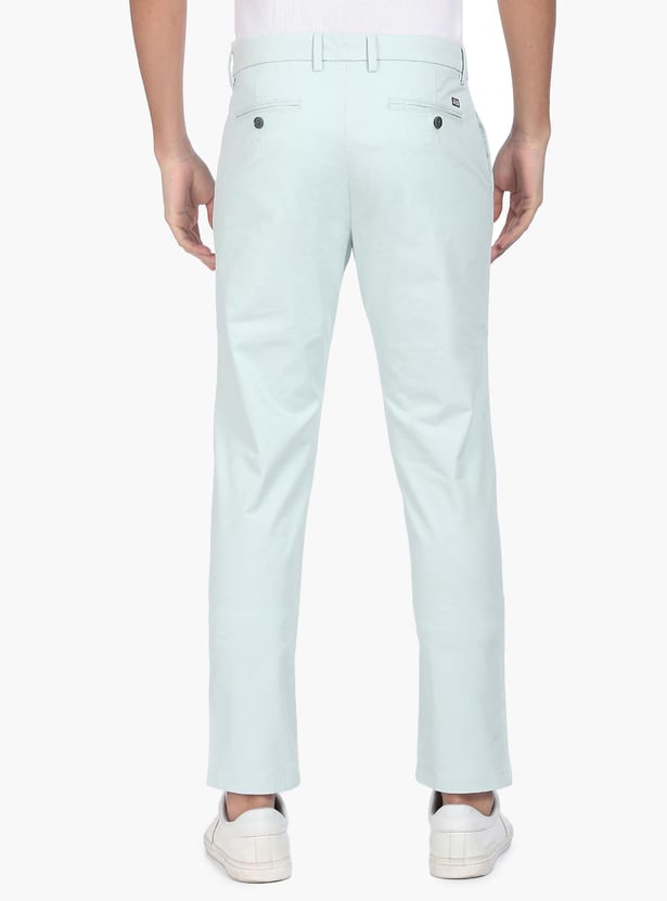 ARROW SPORT Men Mid Rise Solid Regular Fit Casual Trousers
