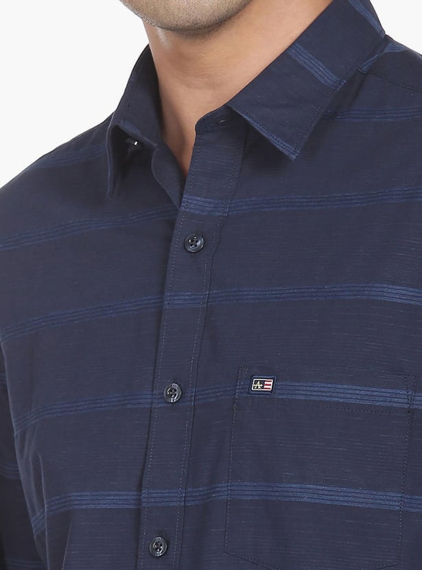 ARROW SPORT Men Striped Manhattan Casual Shirt (Slim)