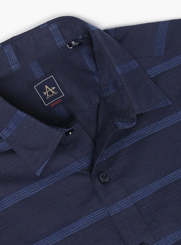 ARROW SPORT Men Striped Manhattan Casual Shirt (Slim)