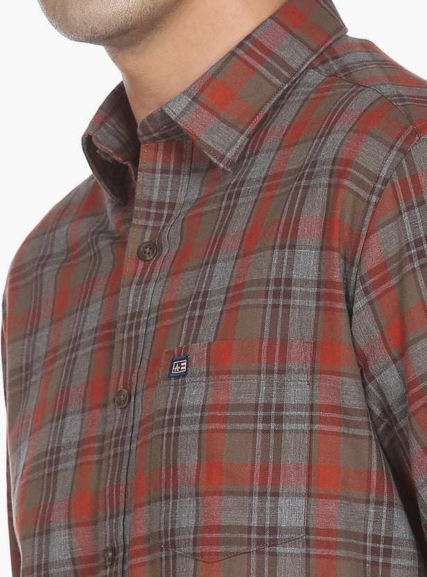 ARROW SPORT Men Checked Slim Fit Casual Shirt