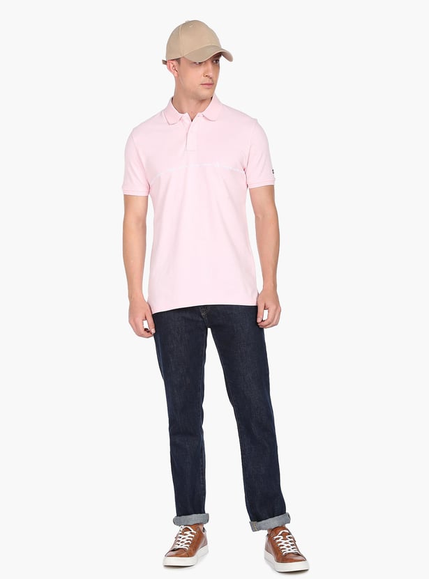 ARROW SPORT Men Solid Regular Fit Pique Polo T-shirt