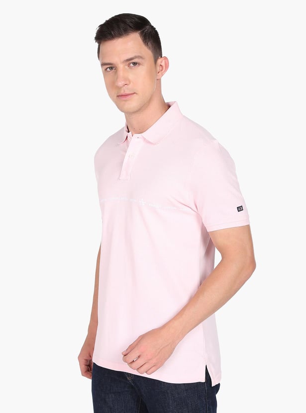 ARROW SPORT Men Solid Regular Fit Pique Polo T-shirt