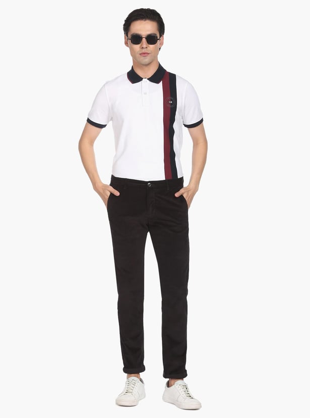 ARROW SPORT Men Striped Regular Fit Polo T-shirt