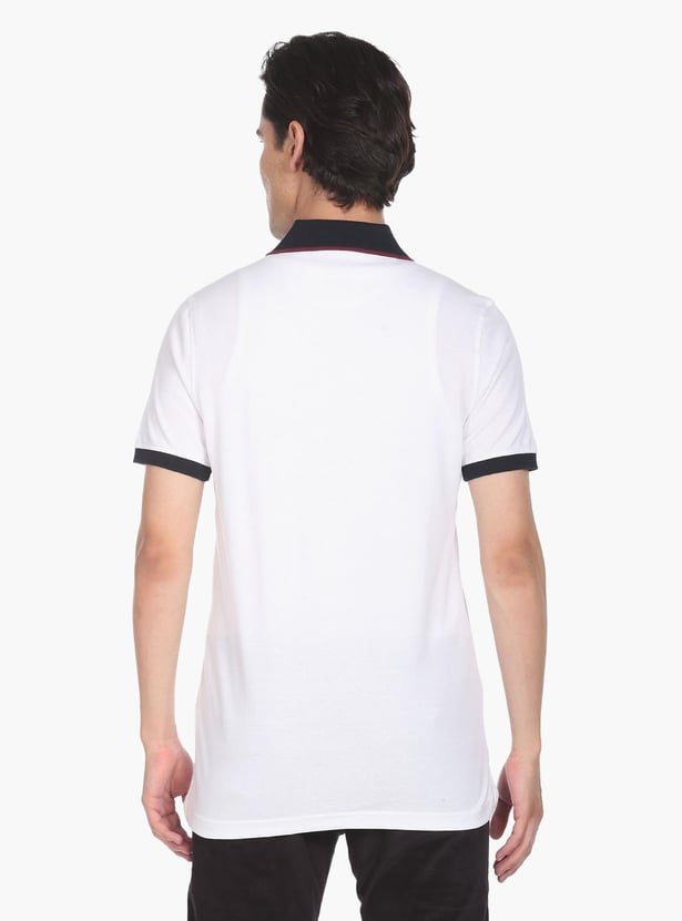ARROW SPORT Men Striped Regular Fit Polo T-shirt