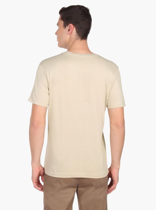 ARROW SPORT Men Solid Regular Fit T-shirt