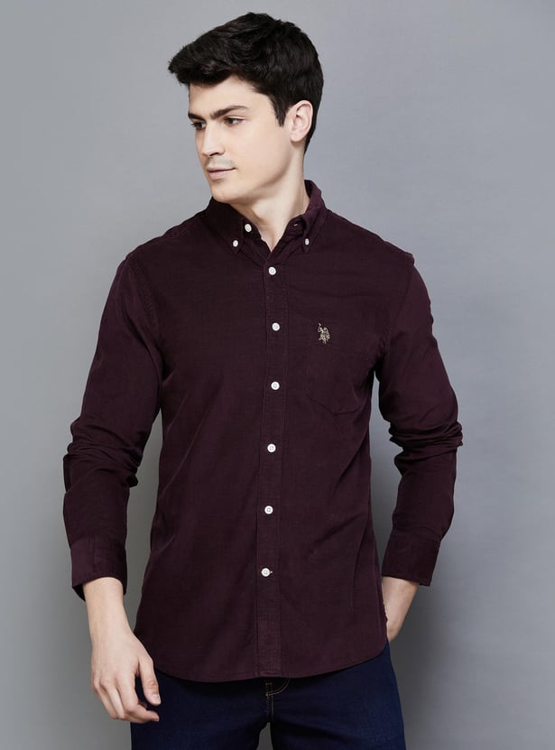 Corduroy Shirt Burgundy Ralph Lauren Shirt Mens Buy POLO Men