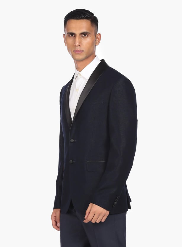 ARROW Men Solid Single Breasted Blazer