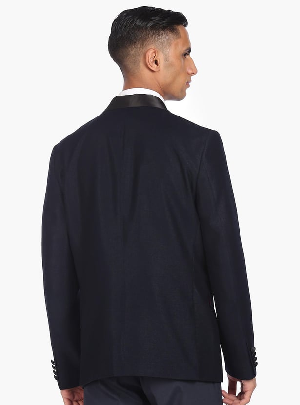 ARROW Men Solid Single Breasted Blazer