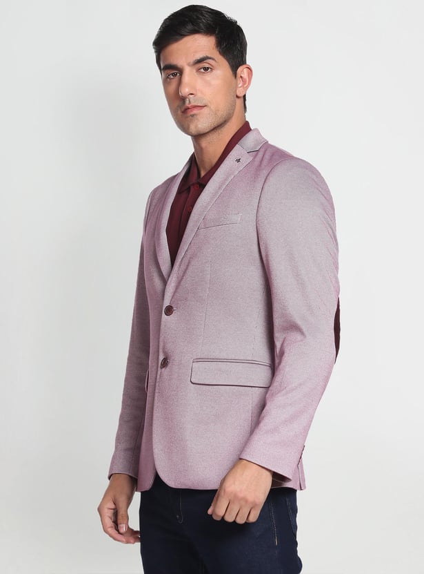 ARROW Men Knitted Slim Fit Single Breasted Blazer