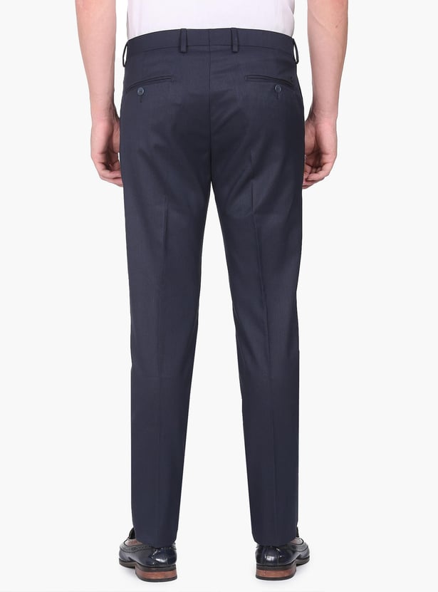 ARROW Men Solid Hudson Flex Formal Trousers (Regular)