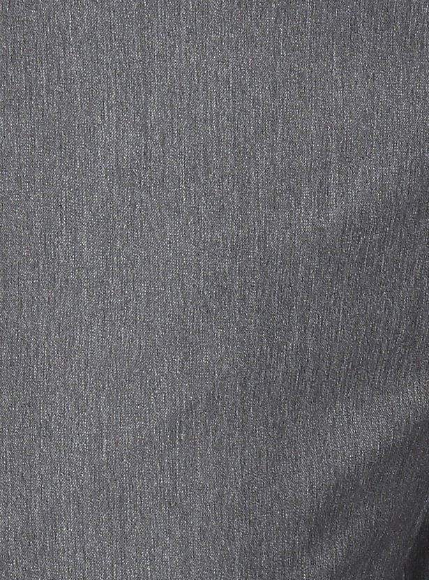 ARROW Men Heathered Hudson Formal Trousers (Regular)