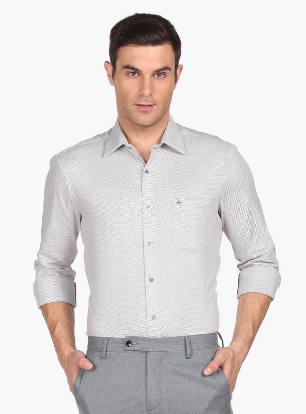 ARROW Men Patterned Regular Fit Formal Shirt