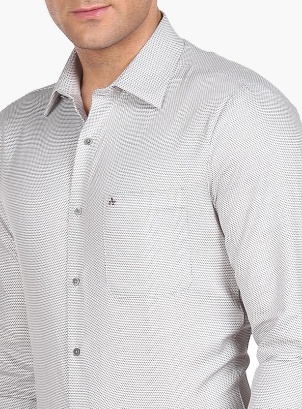 ARROW Men Patterned Regular Fit Formal Shirt