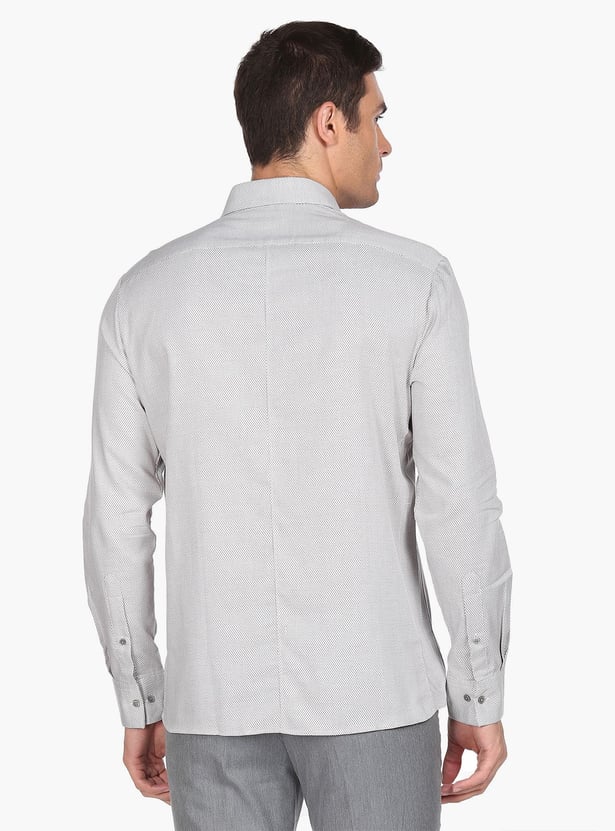 ARROW Men Patterned Regular Fit Formal Shirt