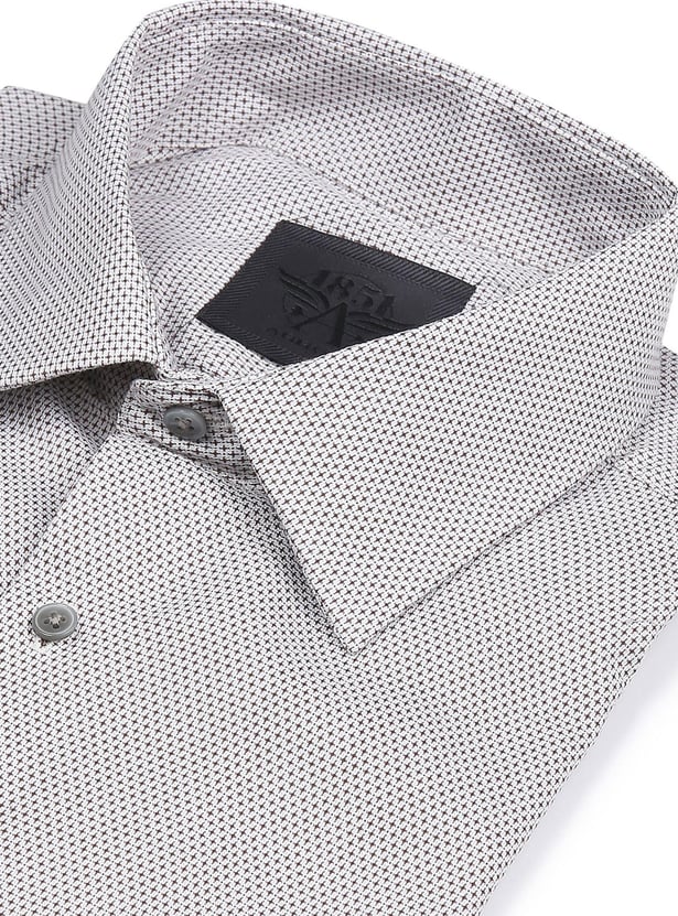 ARROW Men Patterned Regular Fit Formal Shirt