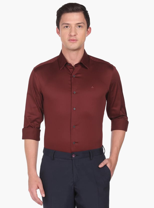 ARROW NEW YORK Men Solid Manhattan Formal Shirt (Slim Fit)
