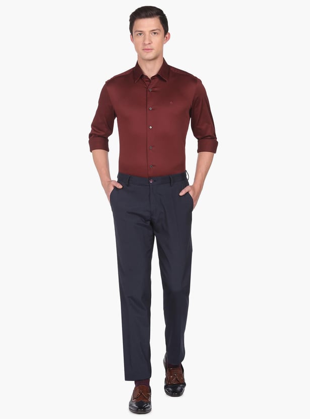 ARROW NEW YORK Men Solid Manhattan Formal Shirt (Slim Fit)