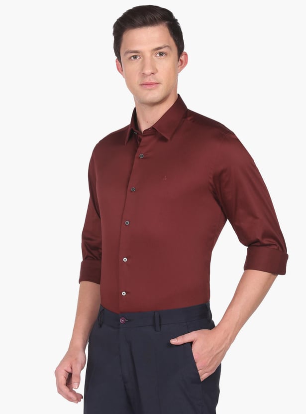 ARROW NEW YORK Men Solid Manhattan Formal Shirt (Slim Fit)