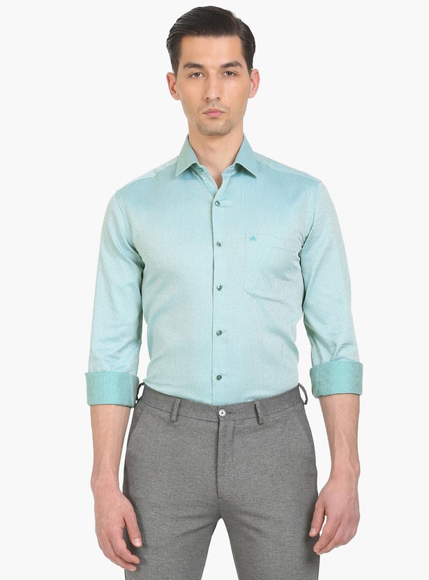ARROW Men Patterned Manhattan Formal Shirt (Slim)