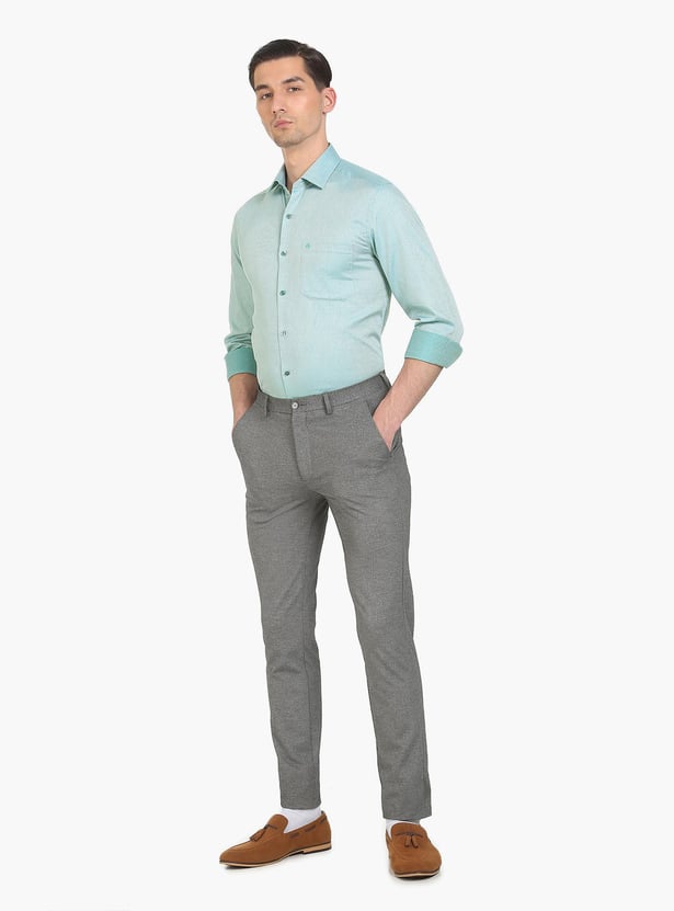 ARROW Men Patterned Manhattan Formal Shirt (Slim)