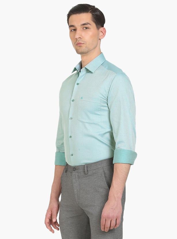 ARROW Men Patterned Manhattan Formal Shirt (Slim)