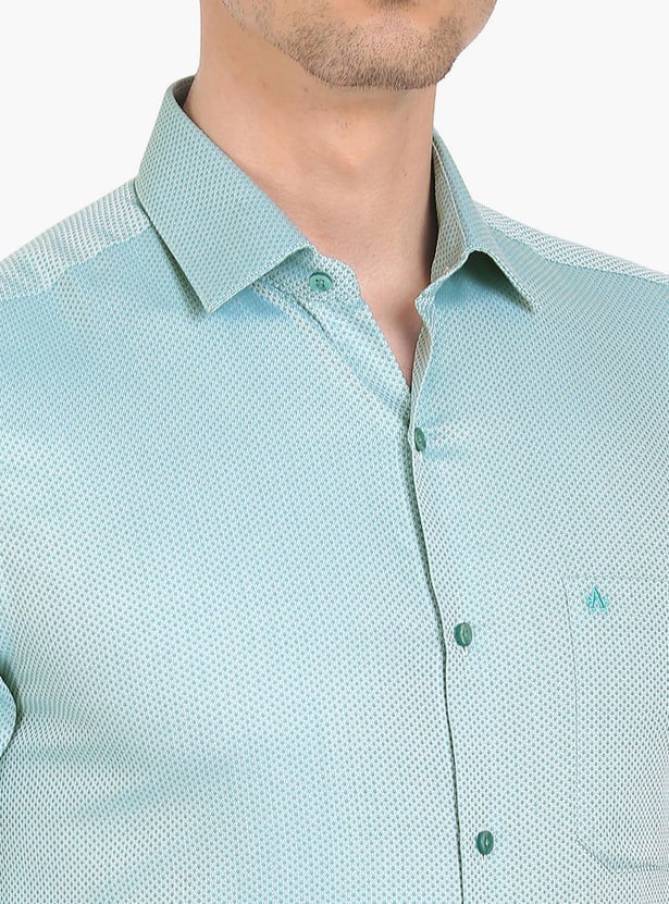 ARROW Men Patterned Manhattan Formal Shirt (Slim)