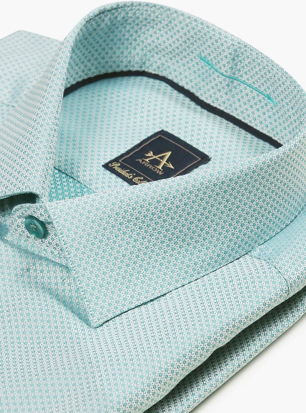 ARROW Men Patterned Manhattan Formal Shirt (Slim)