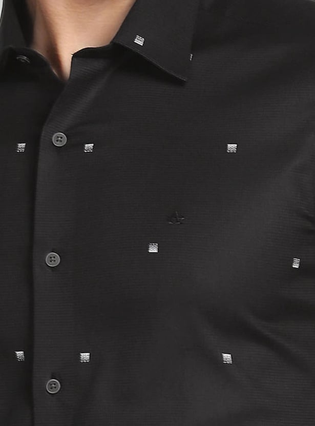 ARROW NEW YORK Men Dobby Patterned Slim Fit Formal Shirt